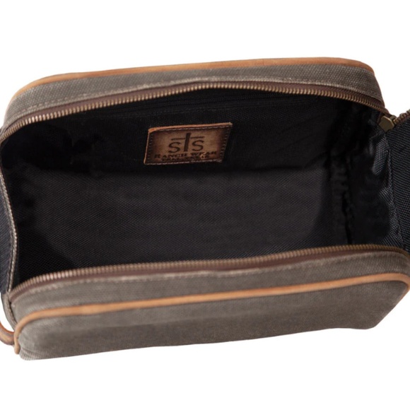 NWT - FOREMAN DARK CANVAS TOILETRY BAG by STS ๐ - Picture 4 of 5